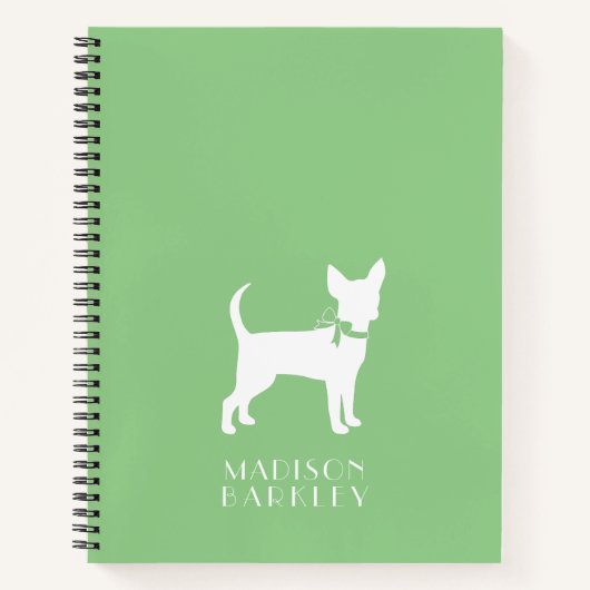 チワホアドッグパピーノートブック ノートブック (正面)