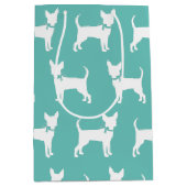 チワホアドッグパピーミディアム抱き枕 ミディアムペーパーバッグ (正面)