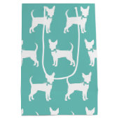 チワホアドッグパピーミディアム抱き枕 ミディアムペーパーバッグ (裏面)