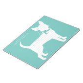 チワホアドッグパピーメモ帳 ノートパッド (アングル)