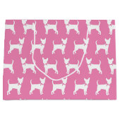 チワホアドッグパピーラージ抱き枕 ラージペーパーバッグ (正面)