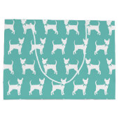 チワホアドッグパピーラージ抱き枕 ラージペーパーバッグ (裏面)