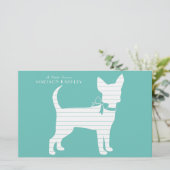 チワホアドッグパピー文房具 便箋 (スタンド正面)