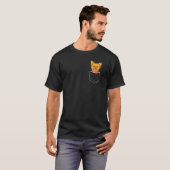 チワホアドッグポケット Tシャツ (正面フル)