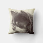 チワホアドッグポートレート クッション (裏面)