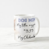 チワホアドッグママ コーヒーマグカップ (正面右)