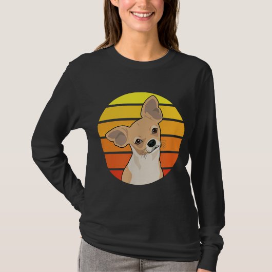 チワホアドッグラバーギフト Tシャツ (正面)