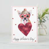 チワホアドッグラバーバレンタインギフト シーズンカード (スタンド正面)