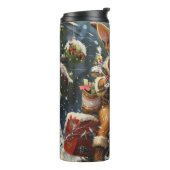 チワホアドッグ乗馬オートバイクリスマス タンブラー (回転左)