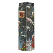 チワホアドッグ乗馬オートバイクリスマス タンブラー (裏面)