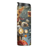 チワホアドッグ乗馬オートバイクリスマス タンブラー (回転右)