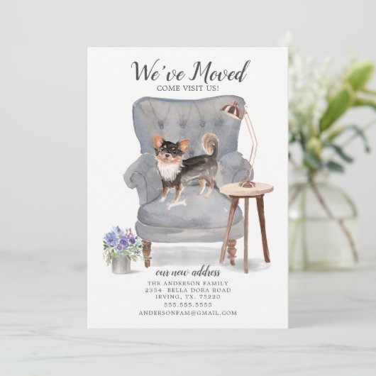 チワホアドッグ引っ越しました移動告知 案内状 (スタンド正面)