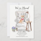 チワホアドッグ引っ越しました移動告知 案内状 (正面)