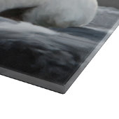 チワホアドッグ着席ドッグポートレートアー絵画トズ カッティングボード (角)