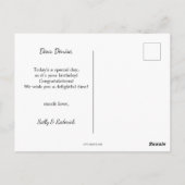 チワホアドッグ絵画のはがき ポストカード (裏面)