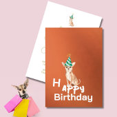 チワホアドッグ誕生日パーティーの招待