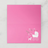 チワホアドッグ赤ちゃんシャワーピンクガール プレイスカード (外部開封)