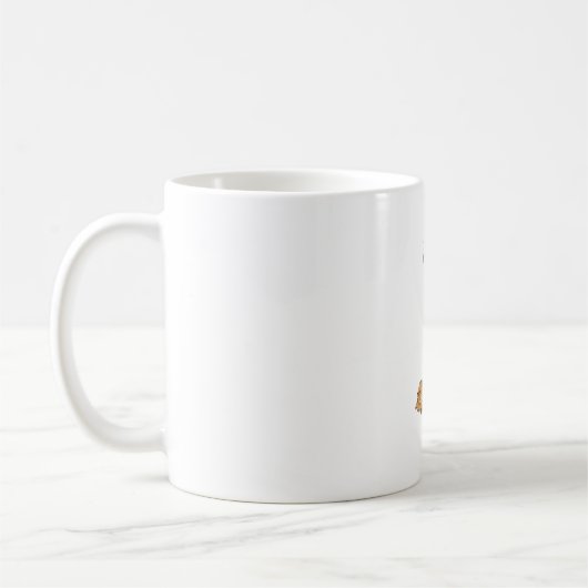 チワホアドッグ長毛サマービベス コーヒーマグカップ (左)