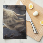 チワホアハロウィンホラー キッチンタオル (四つ折り)