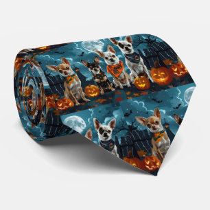 チワホアハロウィン不気味ン ネクタイ