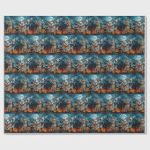 チワホアハロウィン不気味ン ラッピングペーパー (フラット)