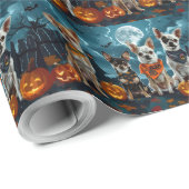 チワホアハロウィン不気味ン ラッピングペーパー (ロールコーナー)