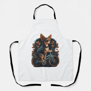 チワホアバイクサイクリックスドッグサイクリング エプロン
