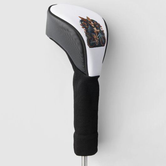 チワホアバイクサイクリックスドッグサイクリング ゴルフヘッドカバー (アングル)