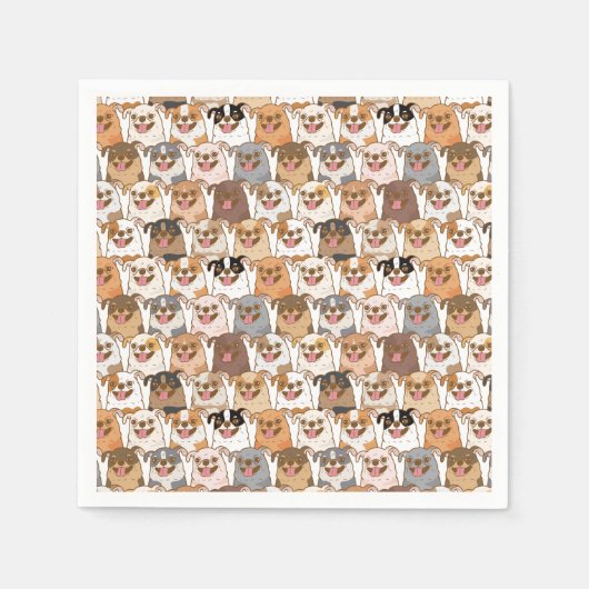 チワホアパタン スタンダードカクテルナプキン (正面)