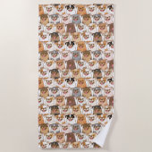 チワホアパタン ビーチタオル (正面)