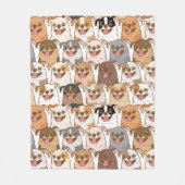 チワホアパタン フリースブランケット (正面)