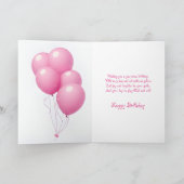 チワホアパピギフト&ハートフェルト誕生日 カード (内部)