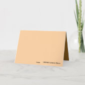 チワホアパピーグリーティングカード カード (裏面)