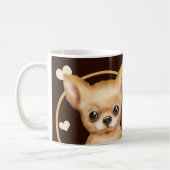 チワホアパピードッグあなたが作るすべてのスナック コーヒーマグカップ (左)