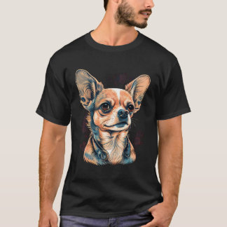 チワホアパピーママおもしろい犬かわいい美しいモチーフ Tシャツ