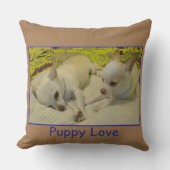 チワホアパピーラブ装飾用クッション クッション (正面)