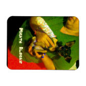 チワホアフォトマグネット マグネット (横)