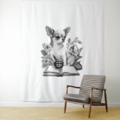 チワホアブックコーヒーティー読ズ タペストリー (インサイチュ)