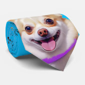 チワホアペットアニマルドッグネックタイ ネクタイ (ロール)