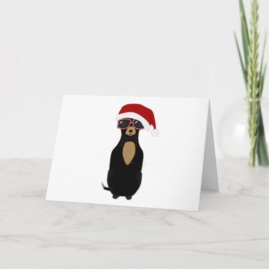 チワホアホリデーカード サンキューカード (正面)