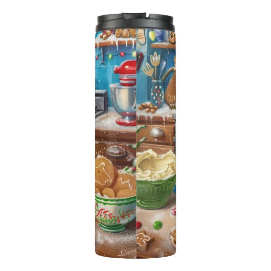 チワホアホリデーベーキング:フェスティバルクリスマス タンブラー (裏面)