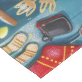 チワホアホリデーベーキング:フェスティバルクリスマス テーブルクロス (アングル)