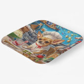 チワホアホリデーベーキング:フェスティバルクリスマス ペーパープレート (傾斜あり)