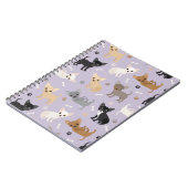 チワホアボーンズとポーズパープル ノートブック (左側)