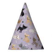 チワホアボーンズとポーズパープル パーティーハット (右)