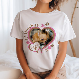 チワホアママカスタム犬のオーナー Tシャツ