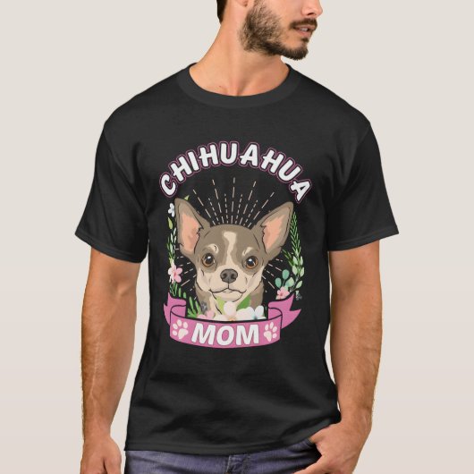チワホアママ母の日ギフト Tシャツ (正面)