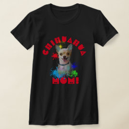 チワホアママ犬最高の犬ママ Tシャツ