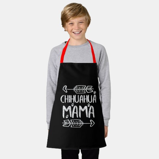 チワホアママ エプロン (着用した状態)