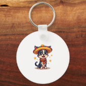 チワホアメキシコシンコデマヨおもしろい犬コピー キーホルダー (正面)